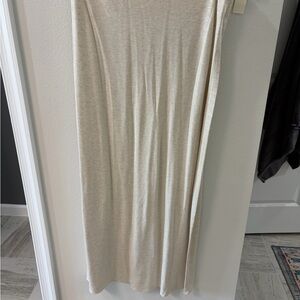 Aerie Cream Maxi Skirt